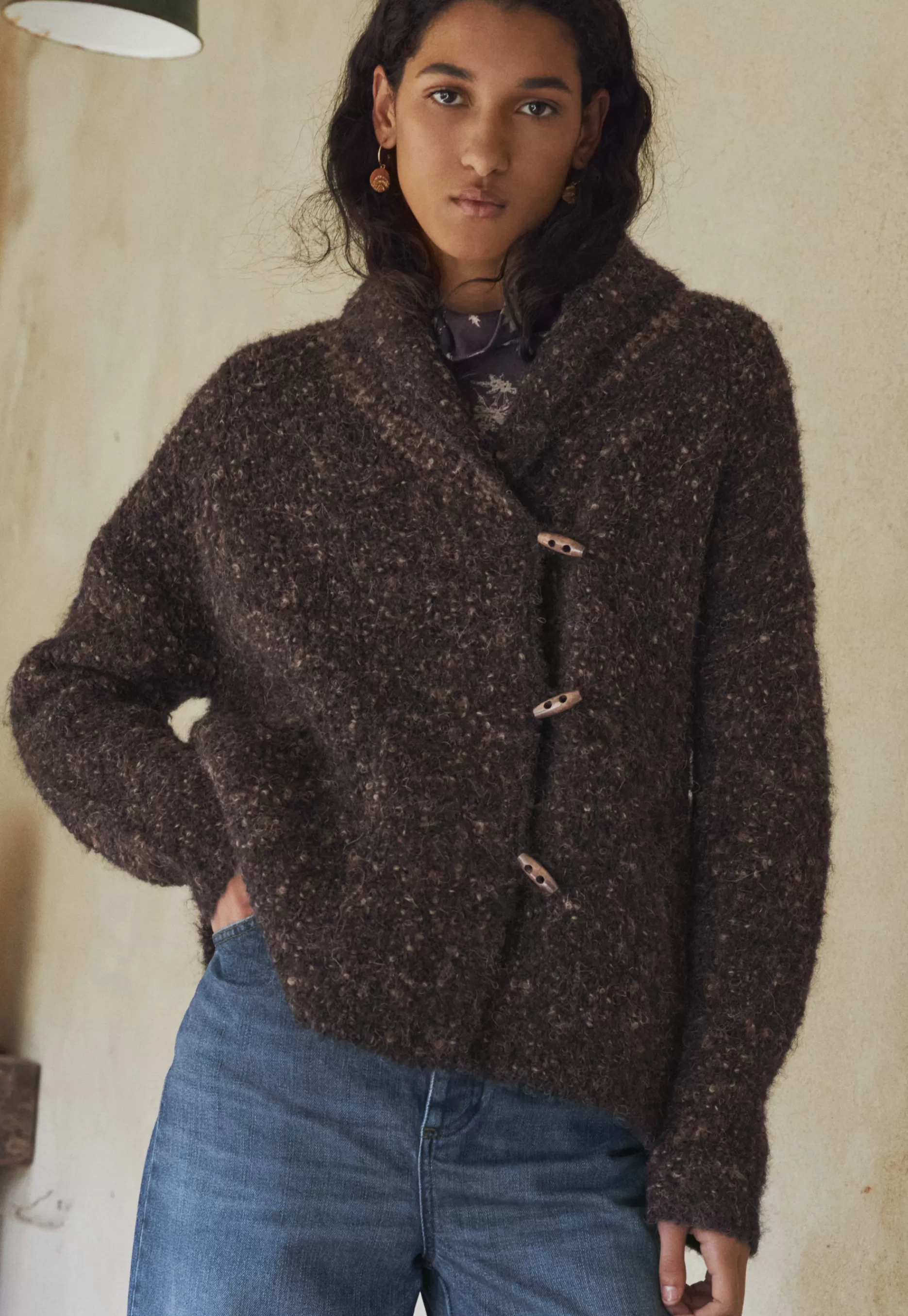 Wrap London Boucle Jacket*Women Knitwear