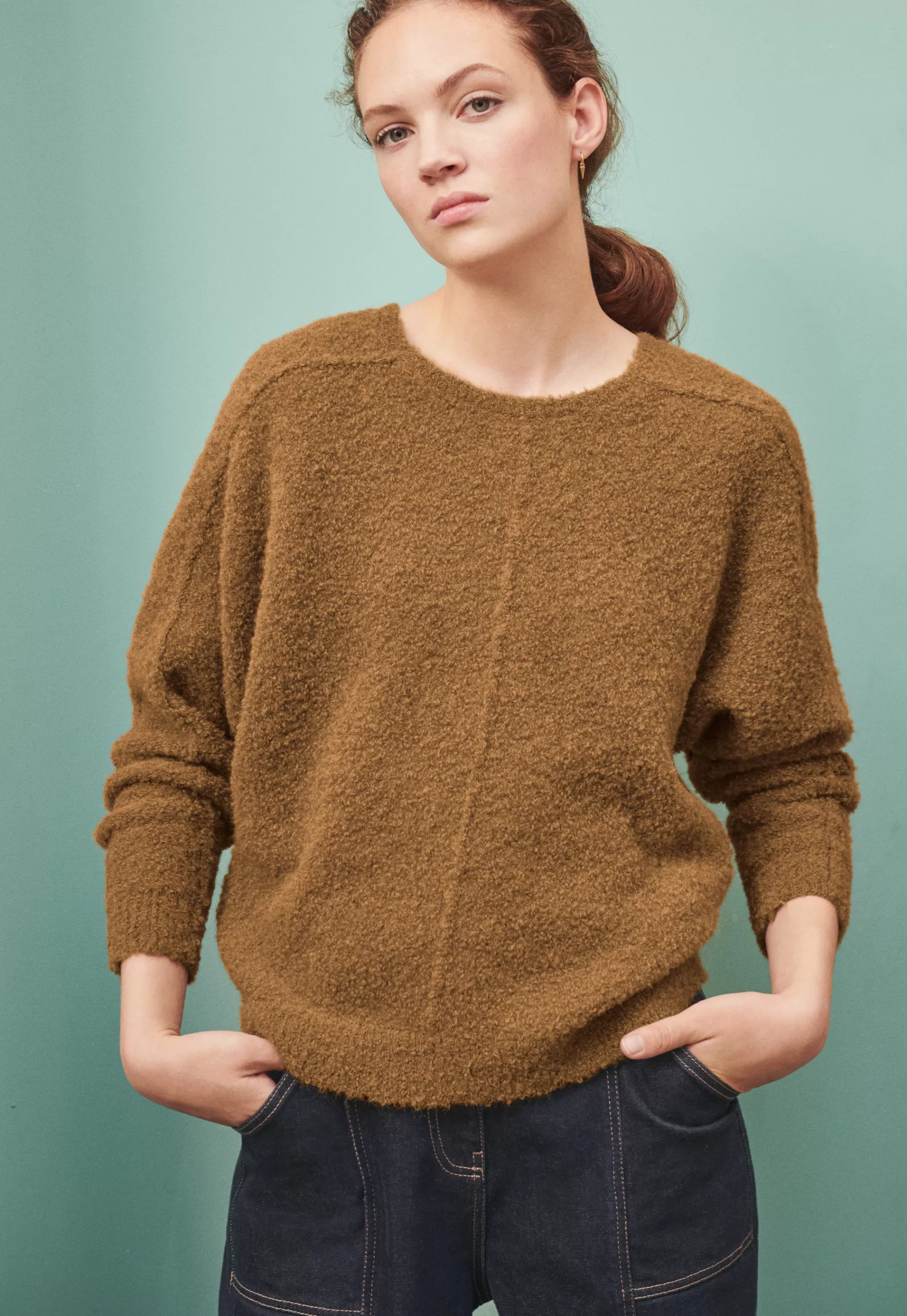 Wrap London Boucle Sweater*Women Knitwear