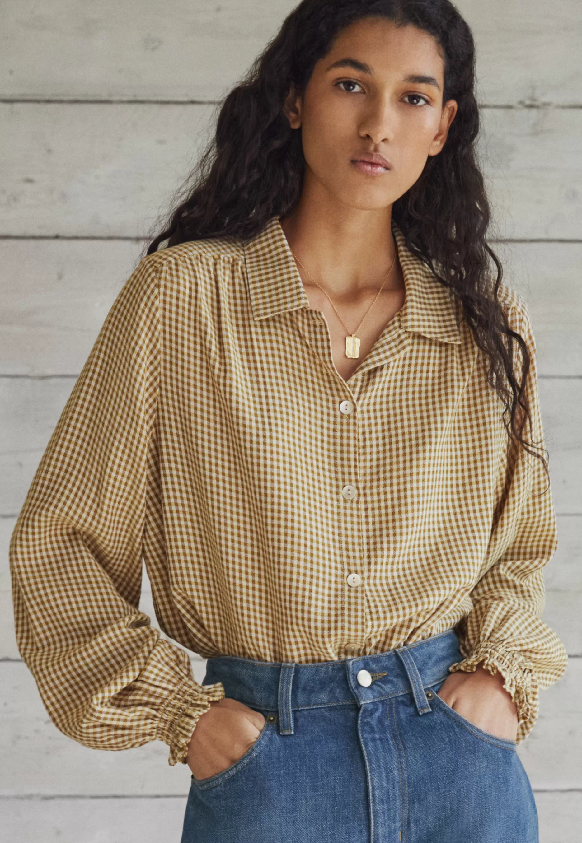 Wrap London Checked Shirt*Women Shirts & Tops