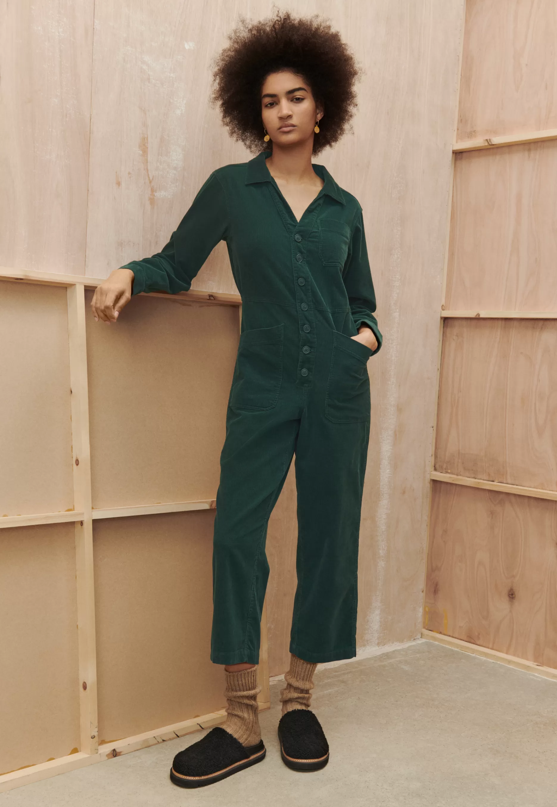 Wrap London Cord Jumpsuit*Women Jeans & Trousers