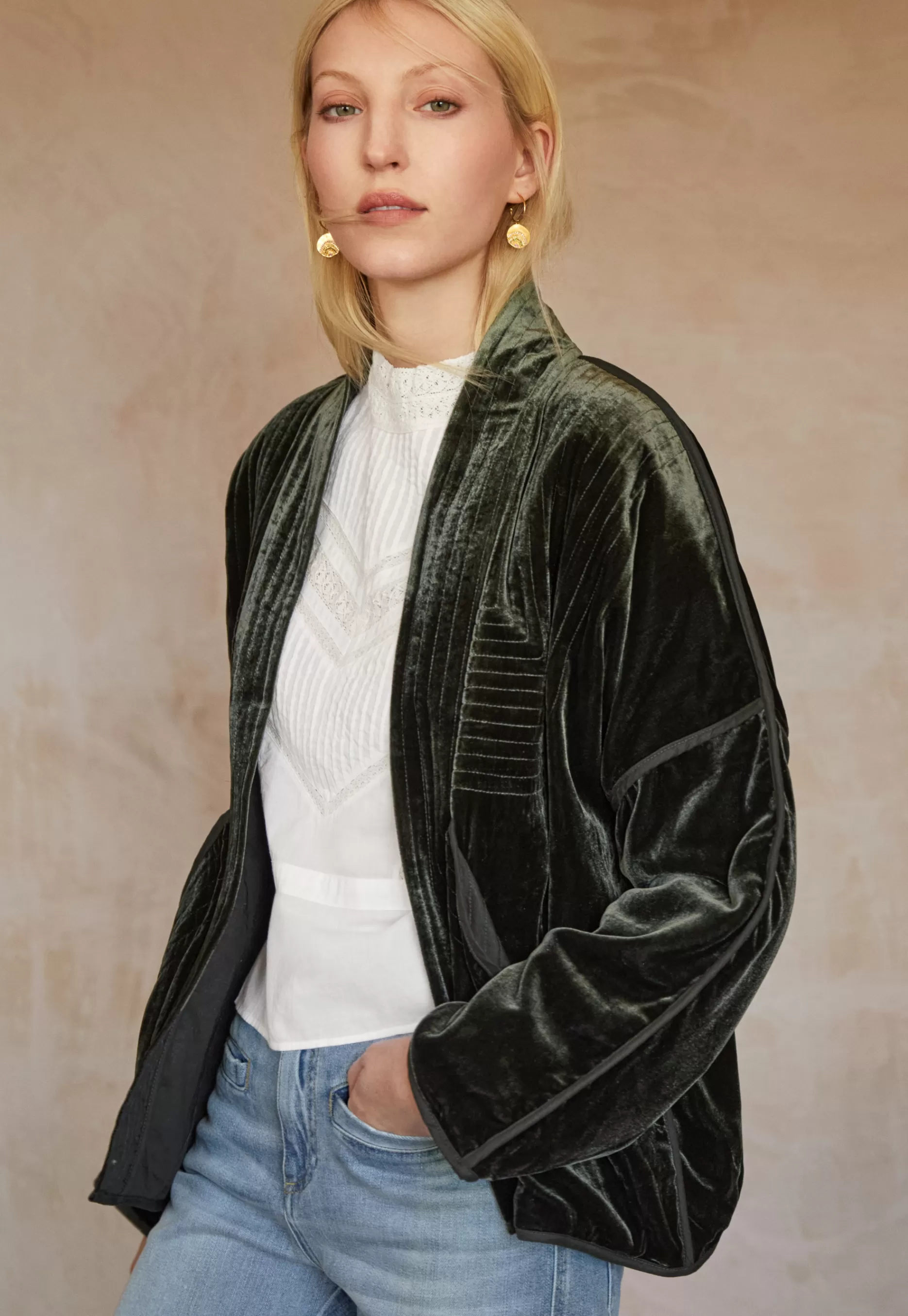 Wrap London Cropped Quilted Jacket*Women Jackets & Coats