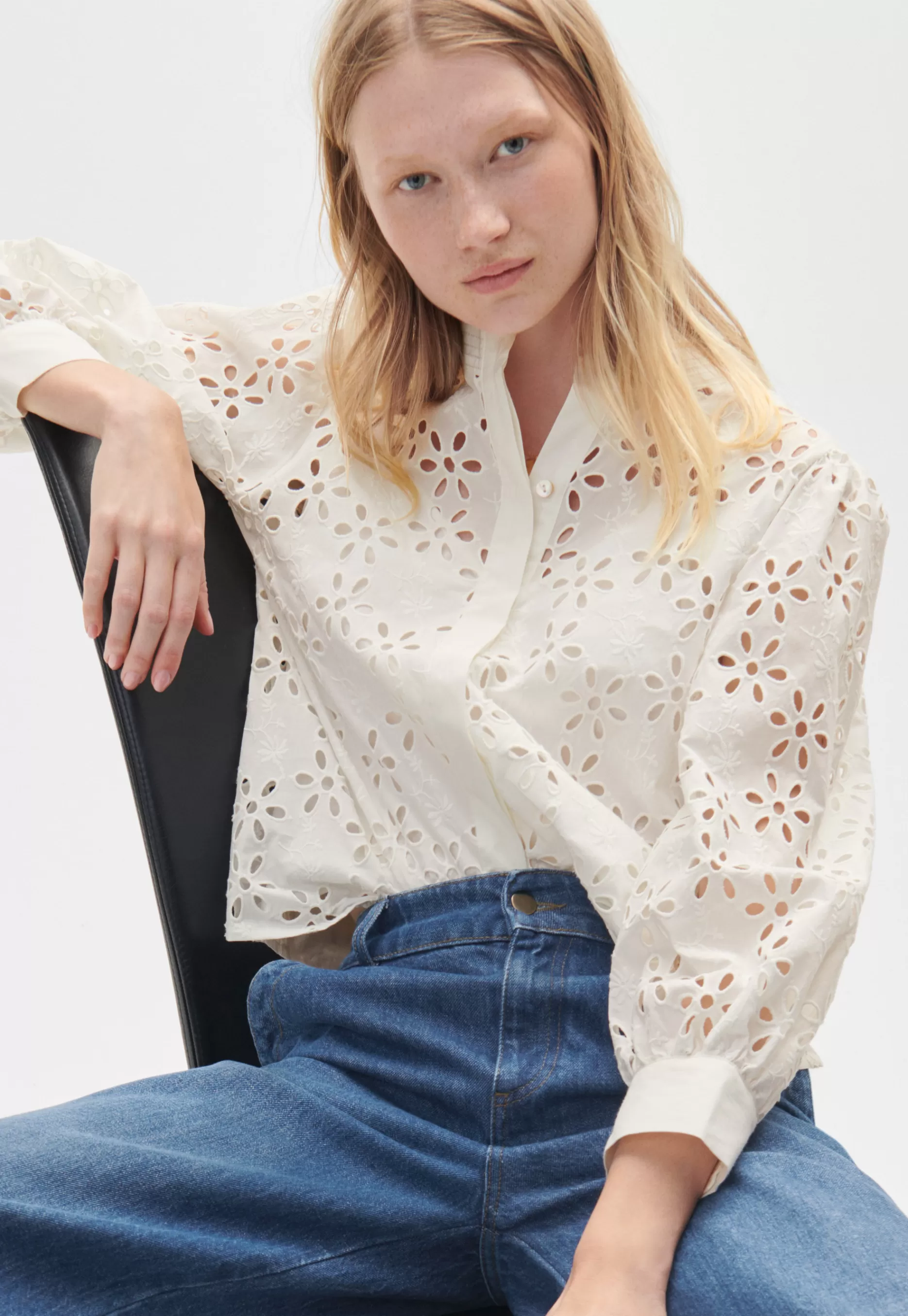 Wrap London Cutwork Blouse*Women Shirts & Tops