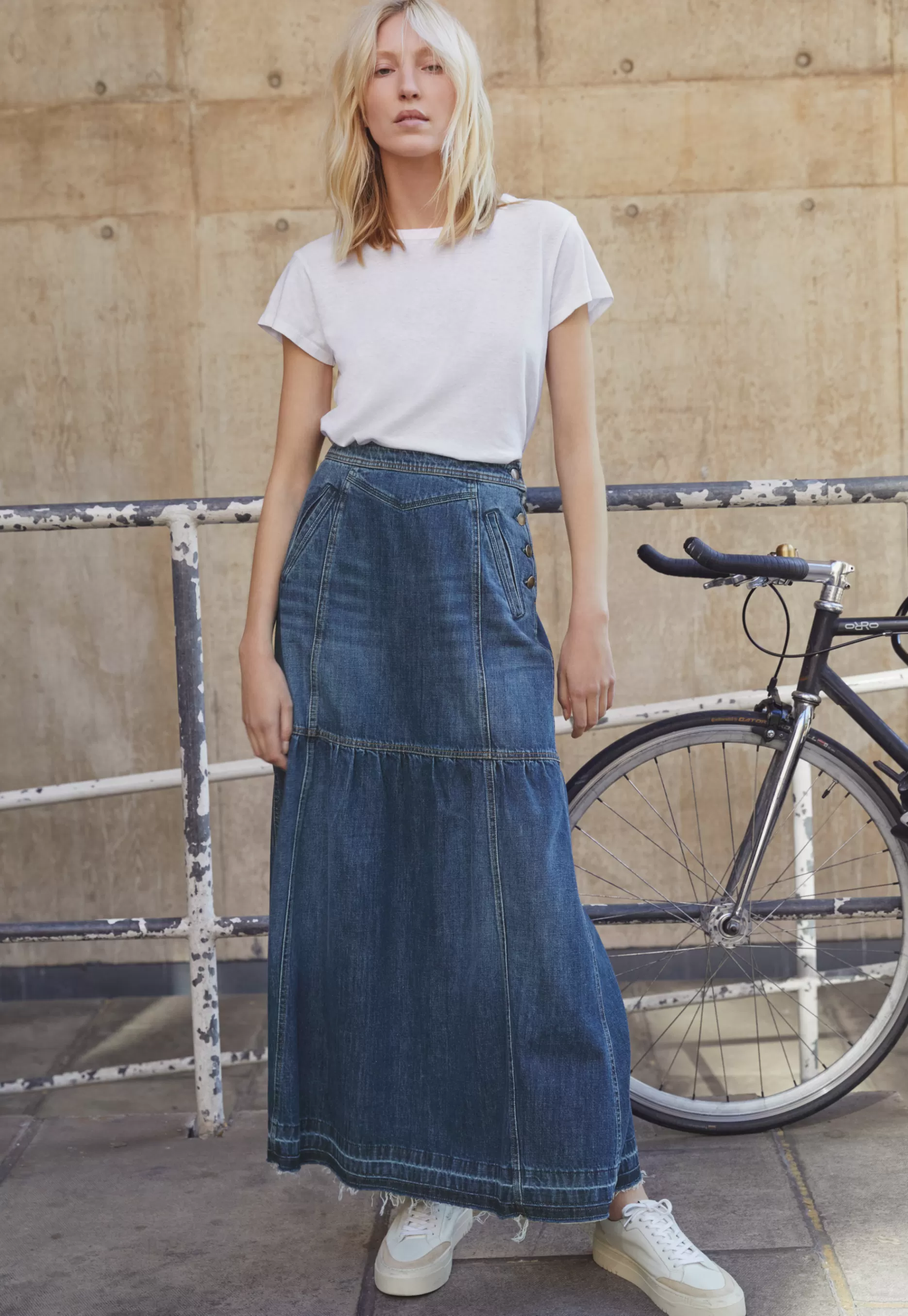 Wrap London Denim Maxi-Skirt*Women Dresses & Skirts