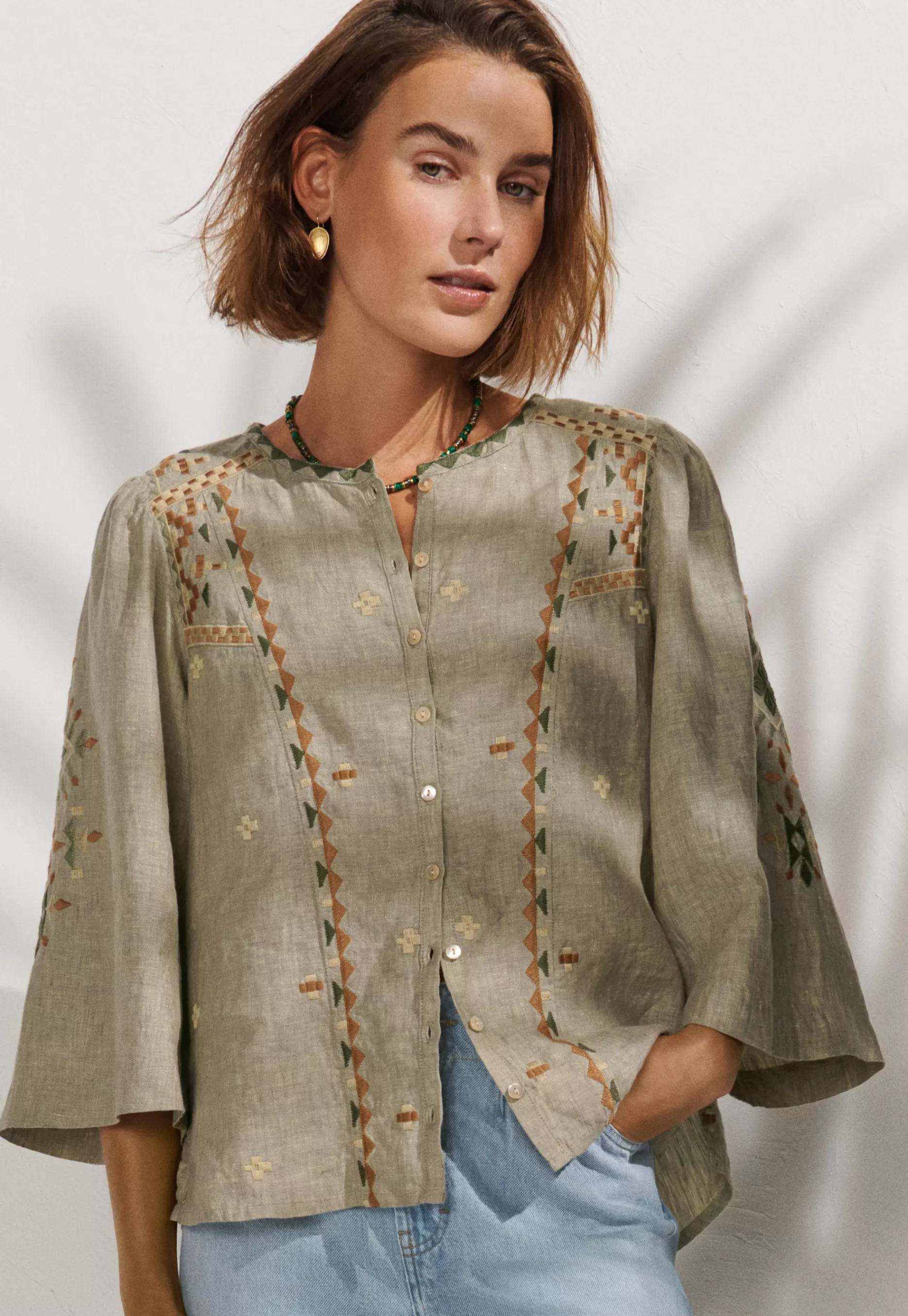 Wrap London Embroidered Blouse*Women Shirts & Tops