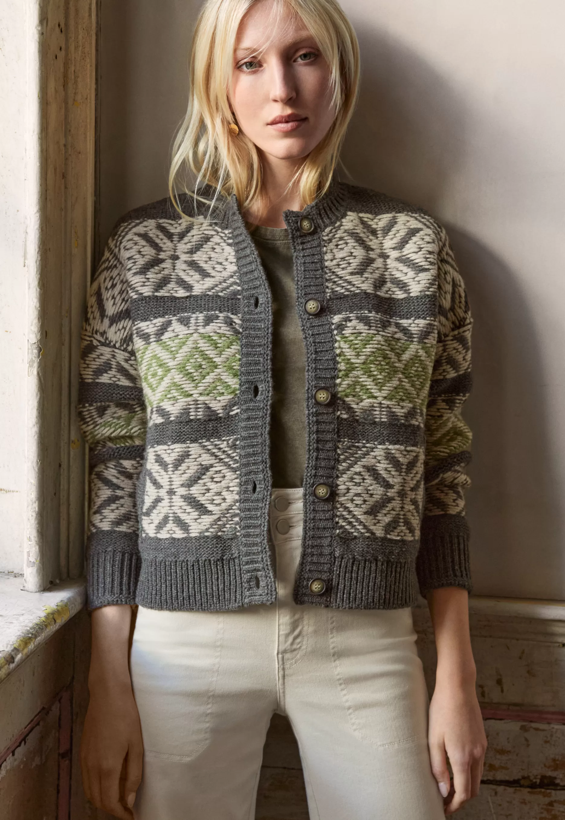 Wrap London Fair Isle Cardigan*Women Knitwear