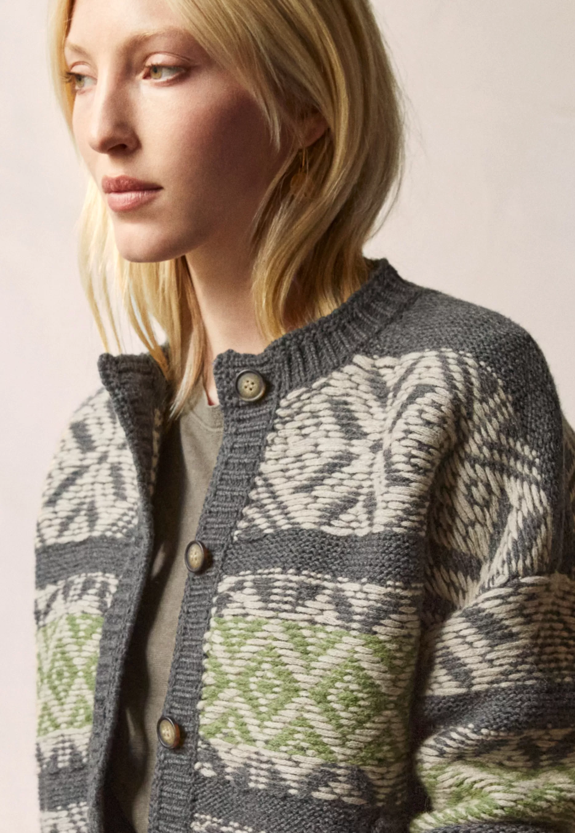 Wrap London Fair Isle Cardigan*Women Knitwear