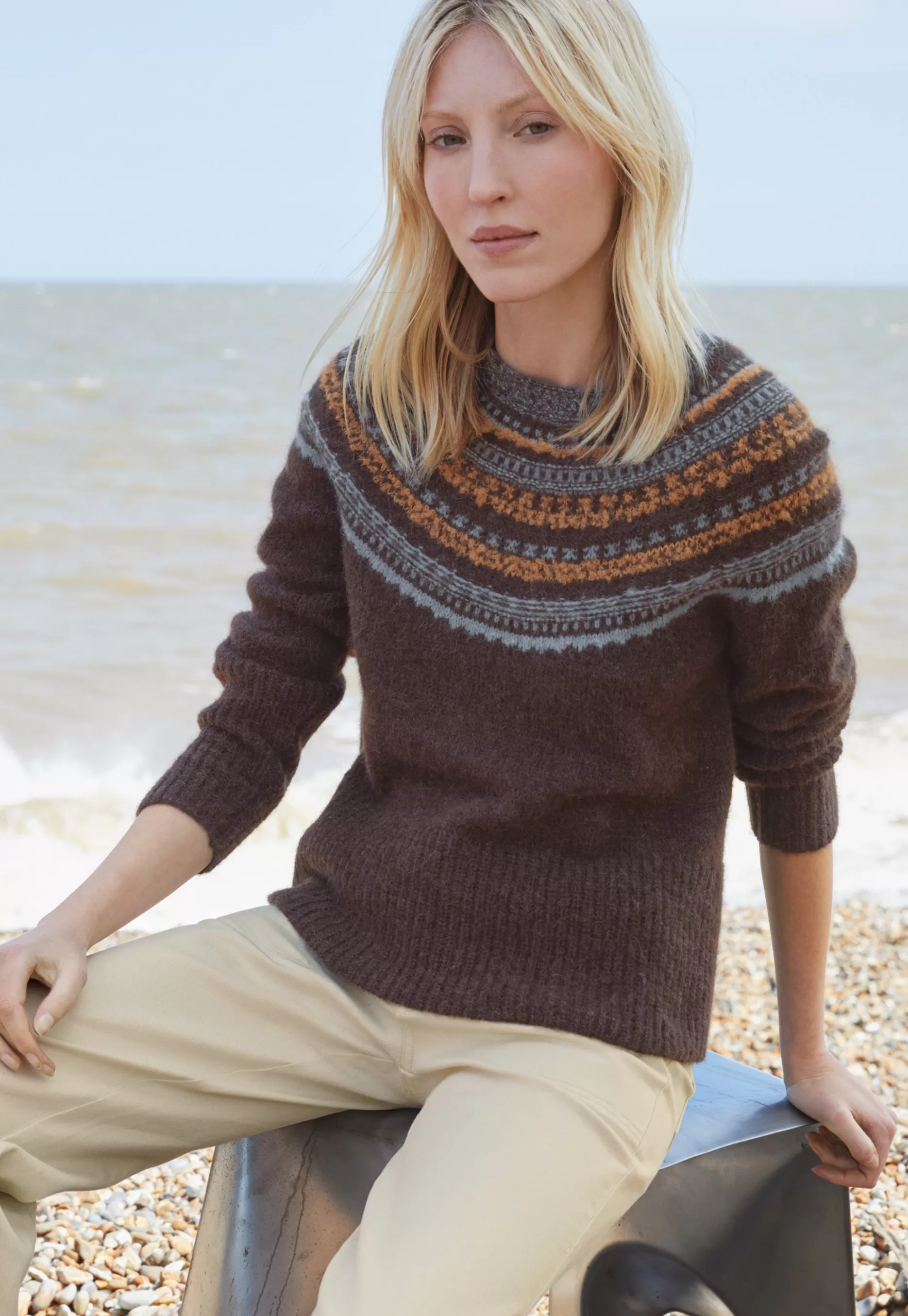 Wrap London Fair Isle Sweater*Women Knitwear