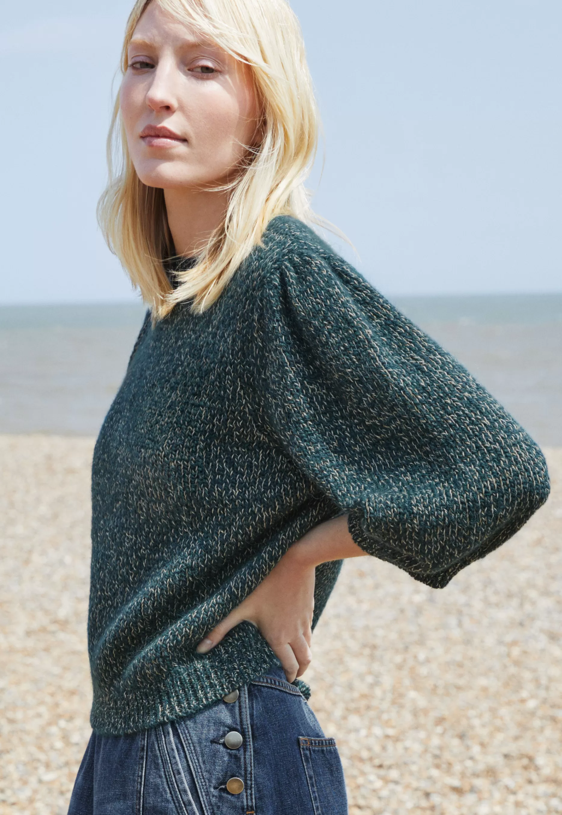 Wrap London Flecked Sweater*Women Knitwear