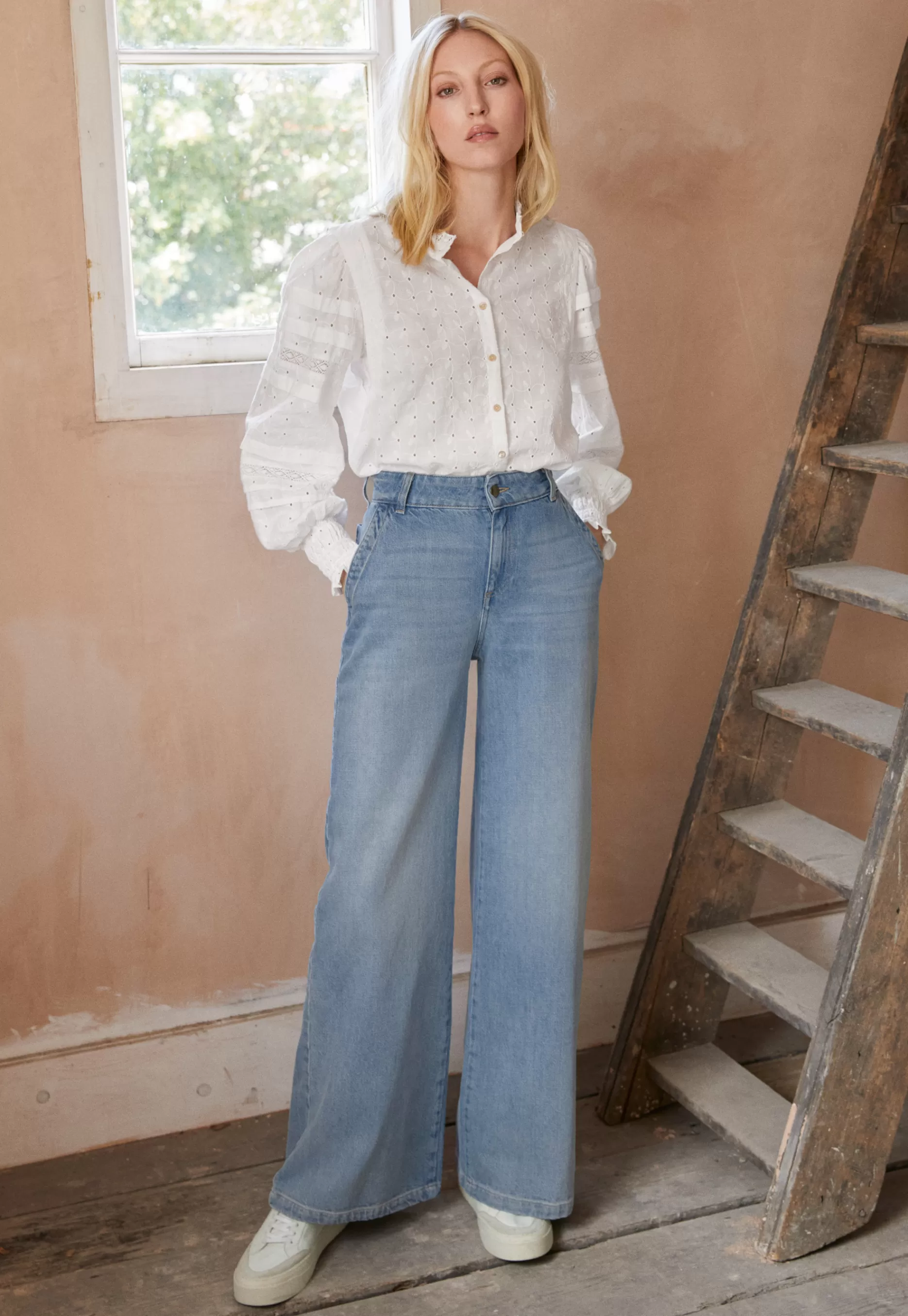 Wrap London Full Length Wide-Leg Jeans*Women Jeans & Trousers