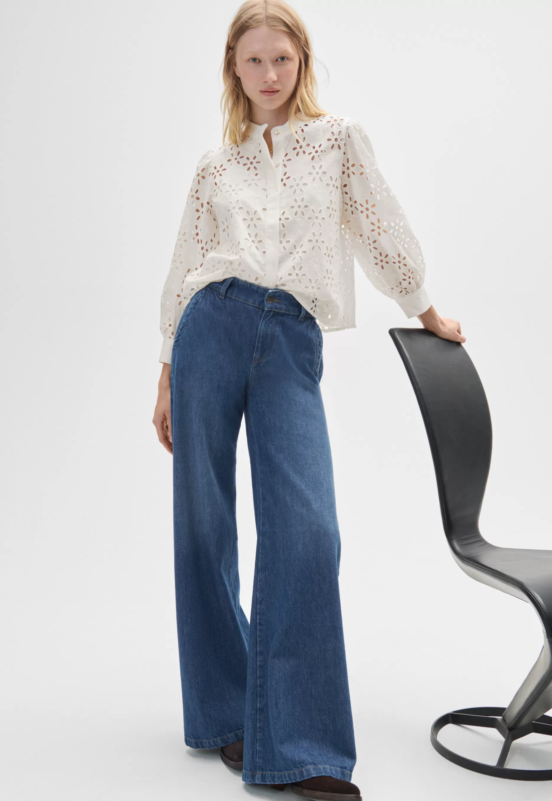 Wrap London Full Length Wide-Leg Jeans*Women Jeans & Trousers