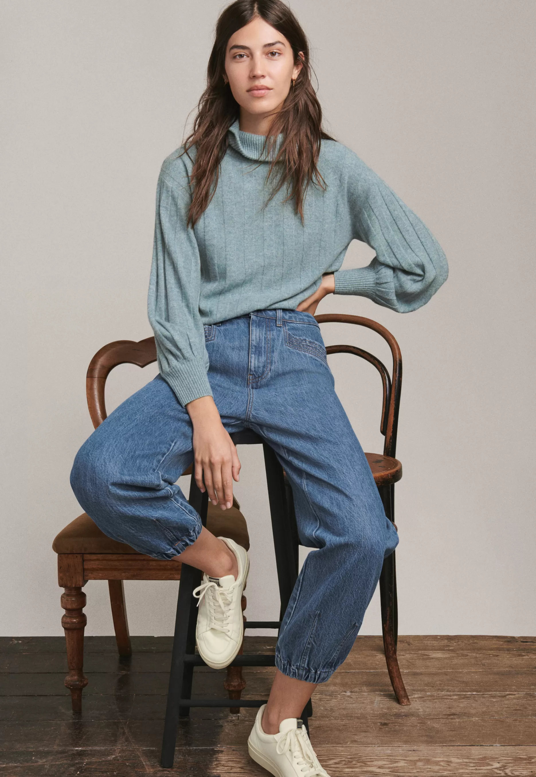 Wrap London Gathered-Cuff Jeans*Women Jeans & Trousers