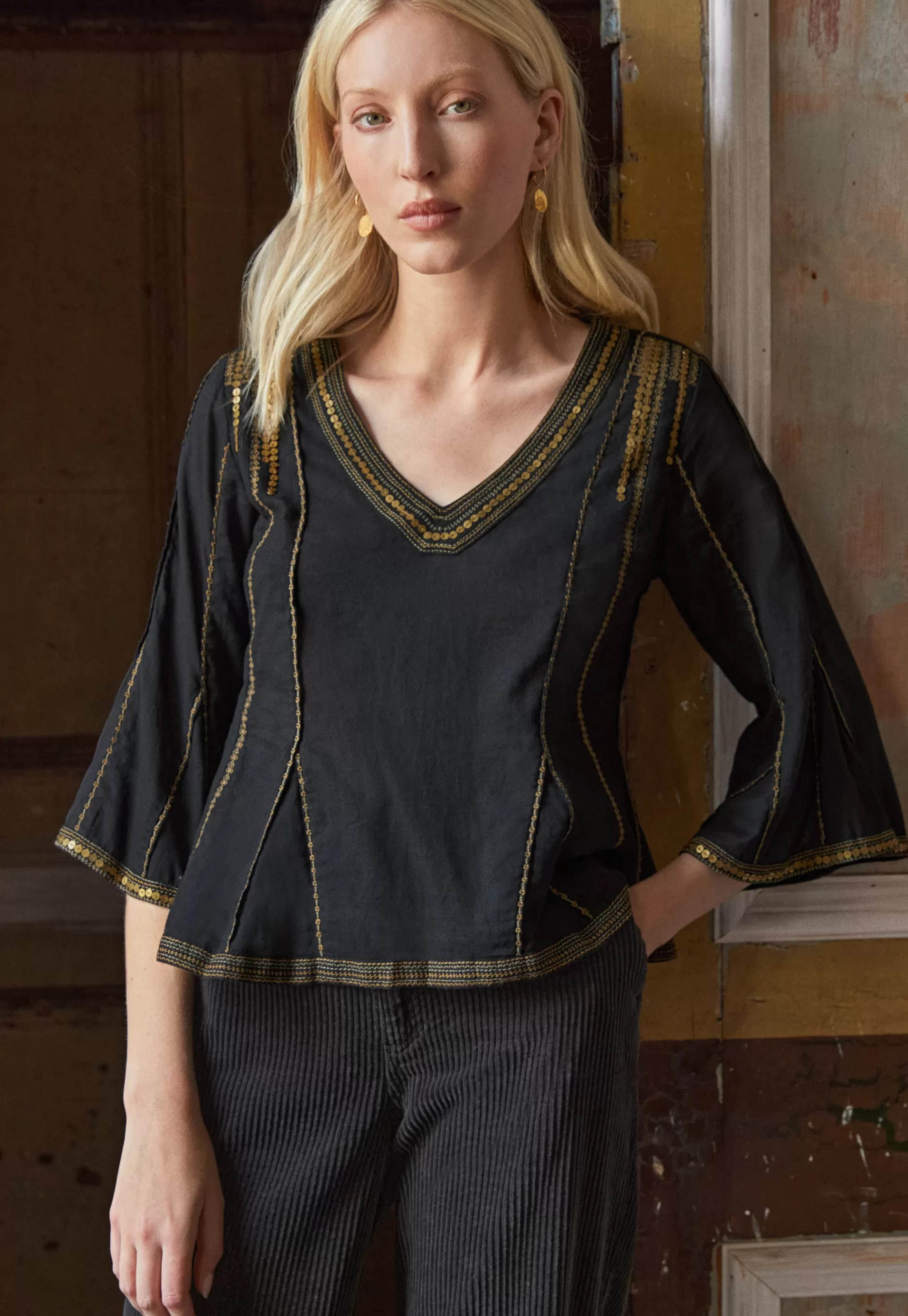 Wrap London Godet Blouse*Women Shirts & Tops