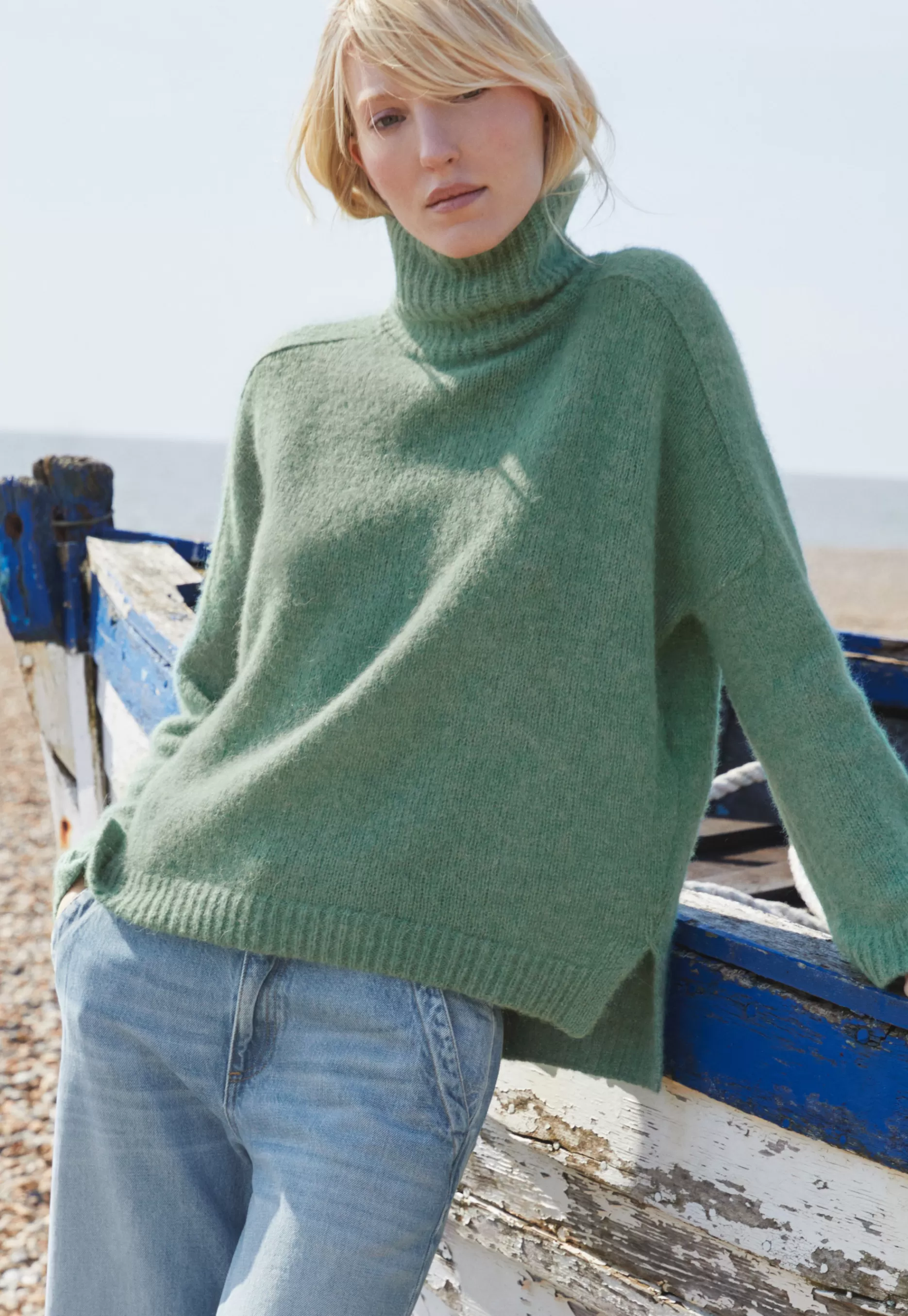 Wrap London High-Neck Sweater*Women Knitwear