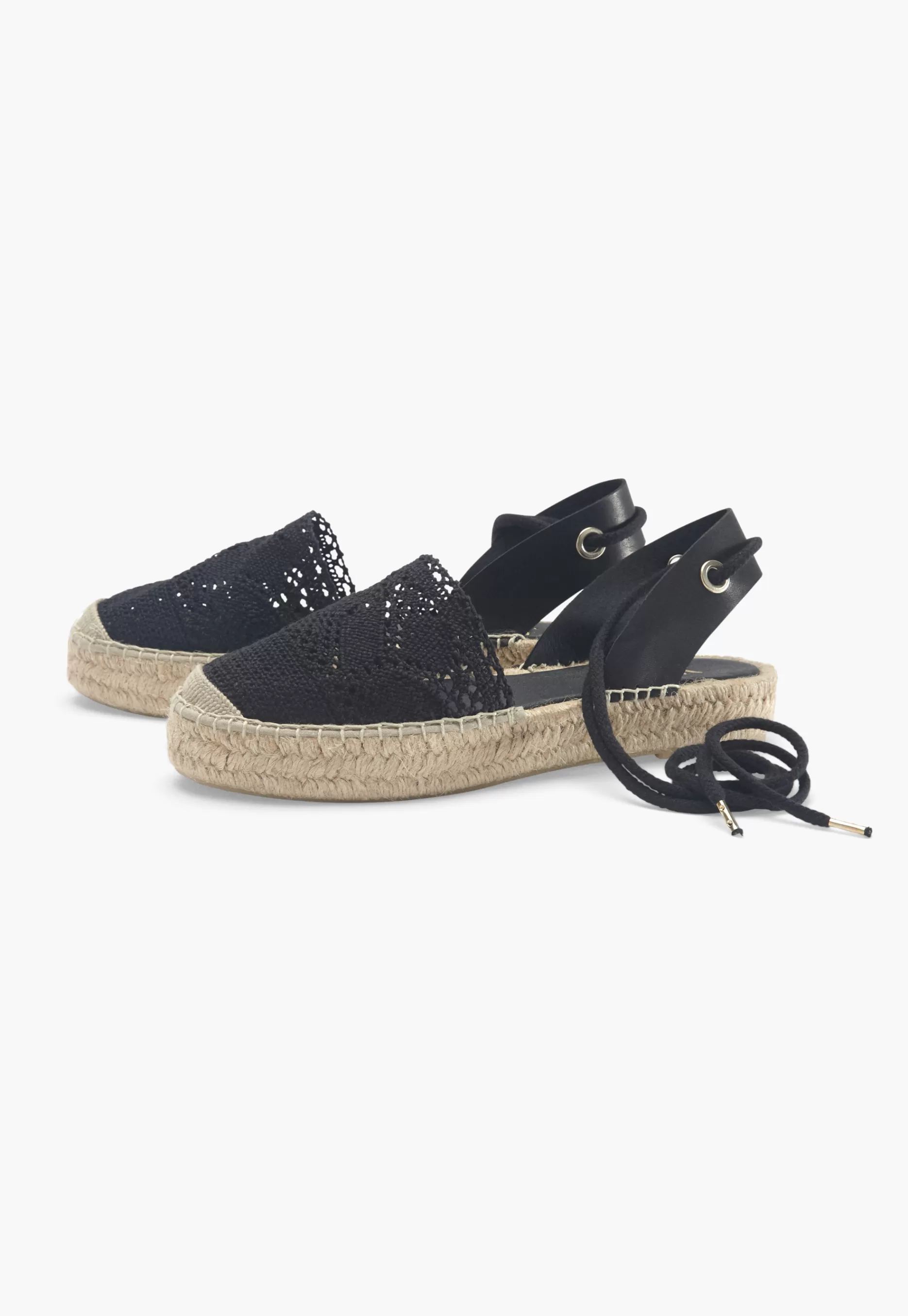 Wrap London Lace-Front Espadrilles*Women Footwear