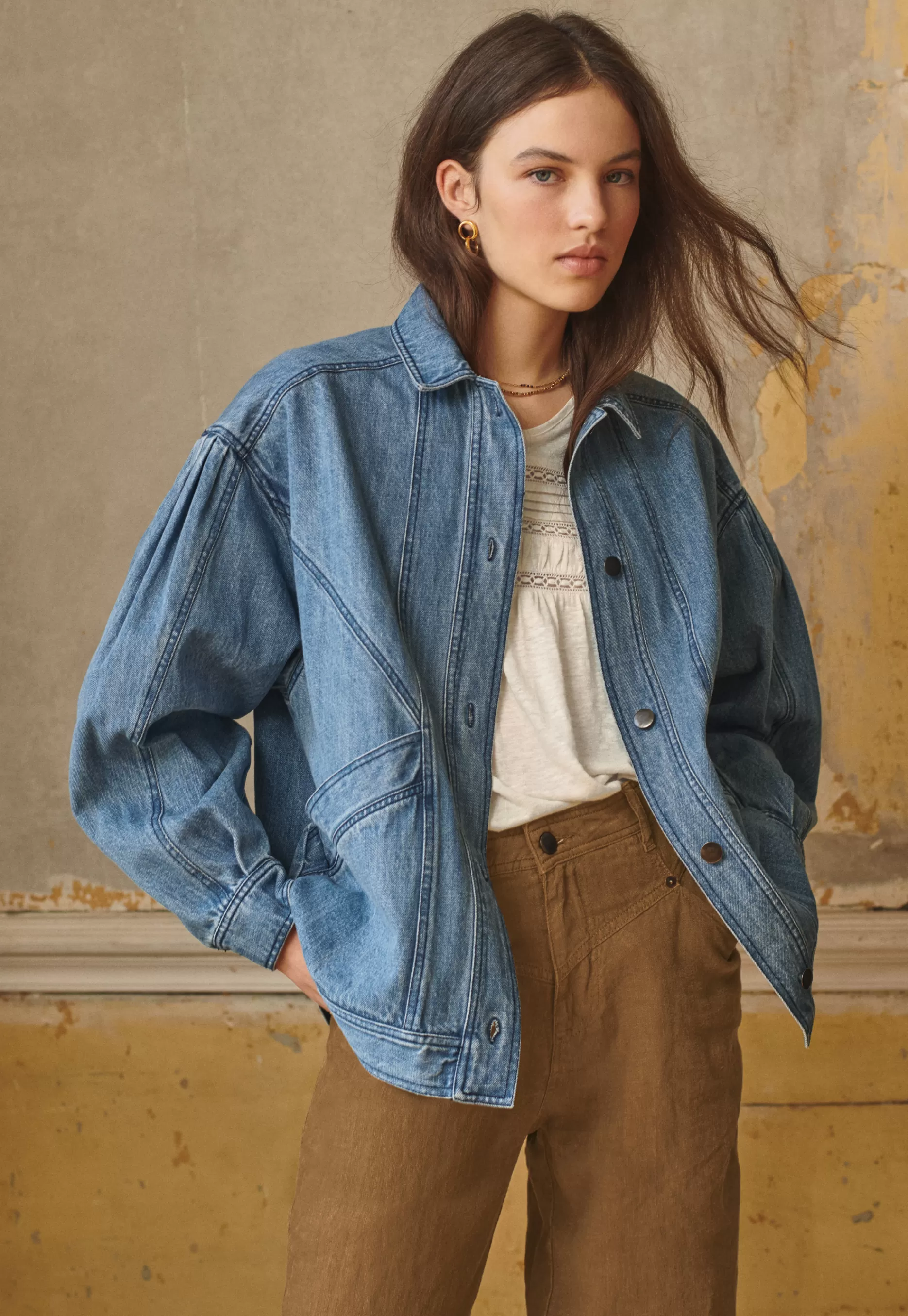 Wrap London Oversized Denim Jacket*Women Jackets & Coats