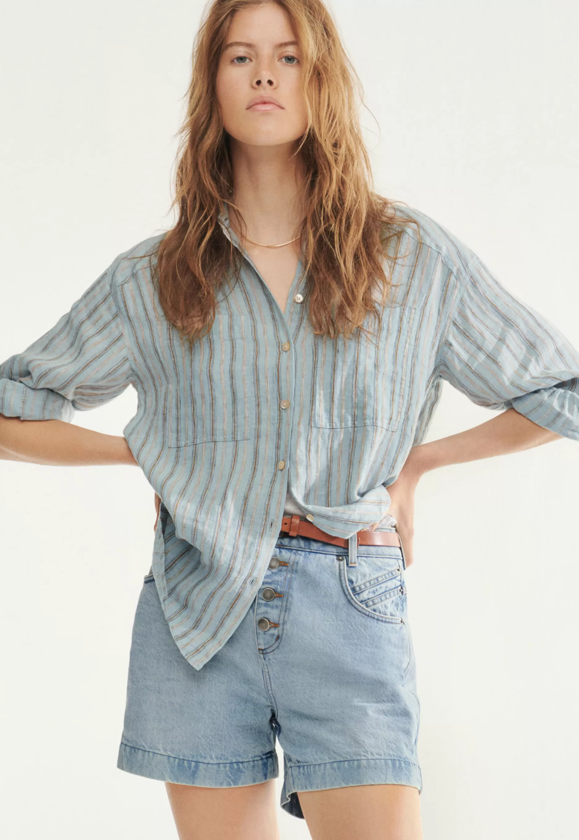 Wrap London Oversized Striped Shirt*Women Shirts & Tops