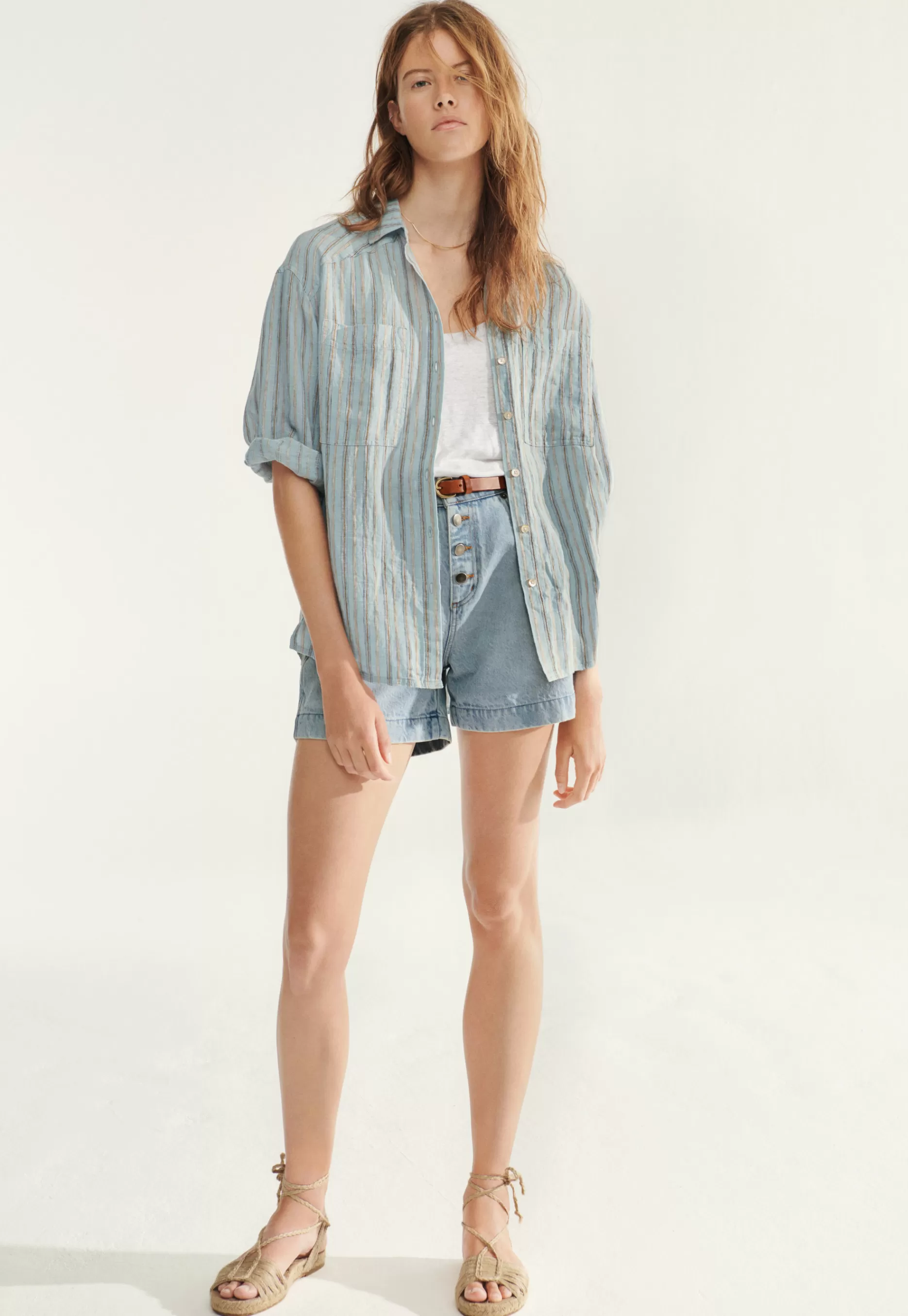 Wrap London Oversized Striped Shirt*Women Shirts & Tops