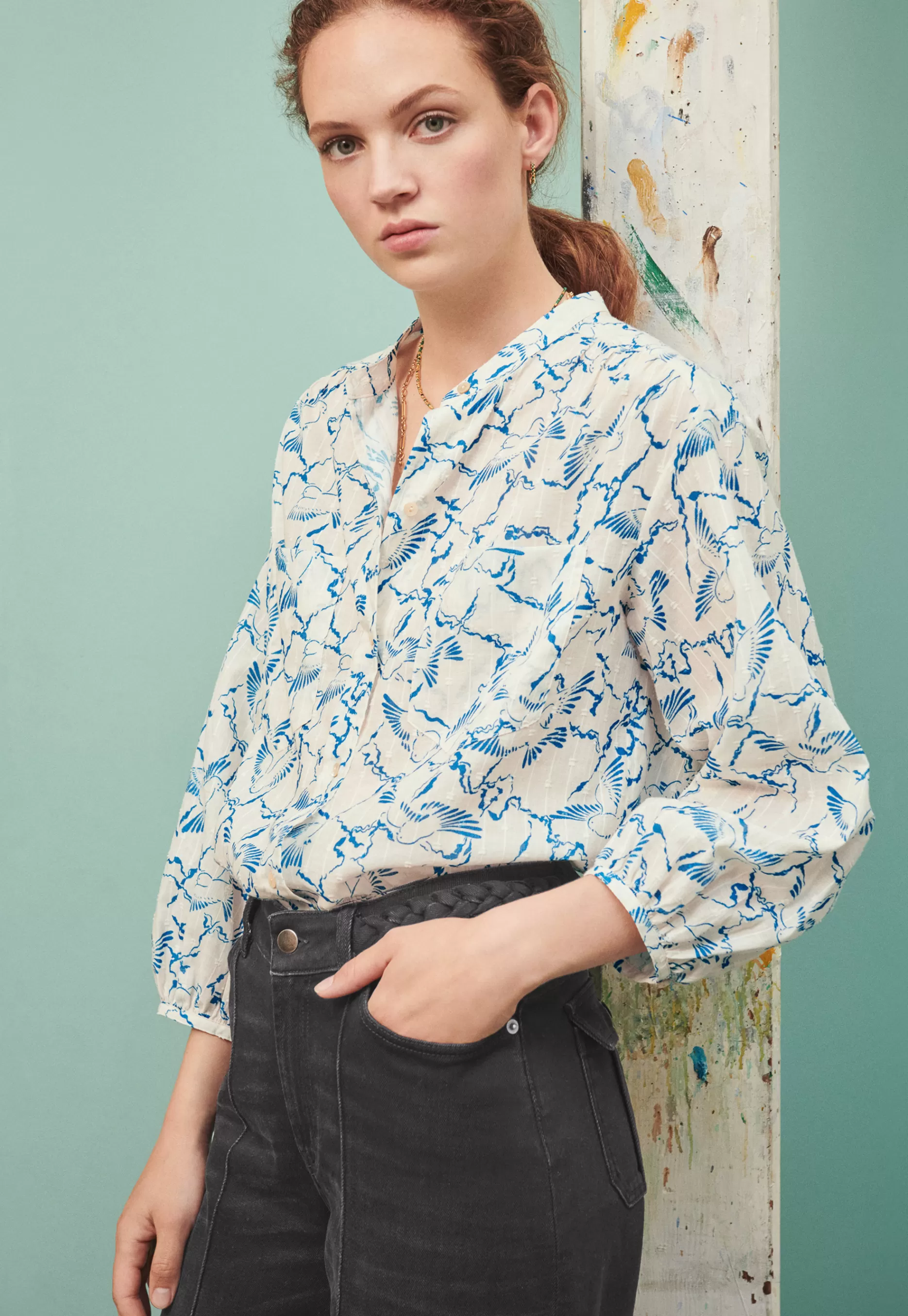 Wrap London Printed Blouse*Women Shirts & Tops