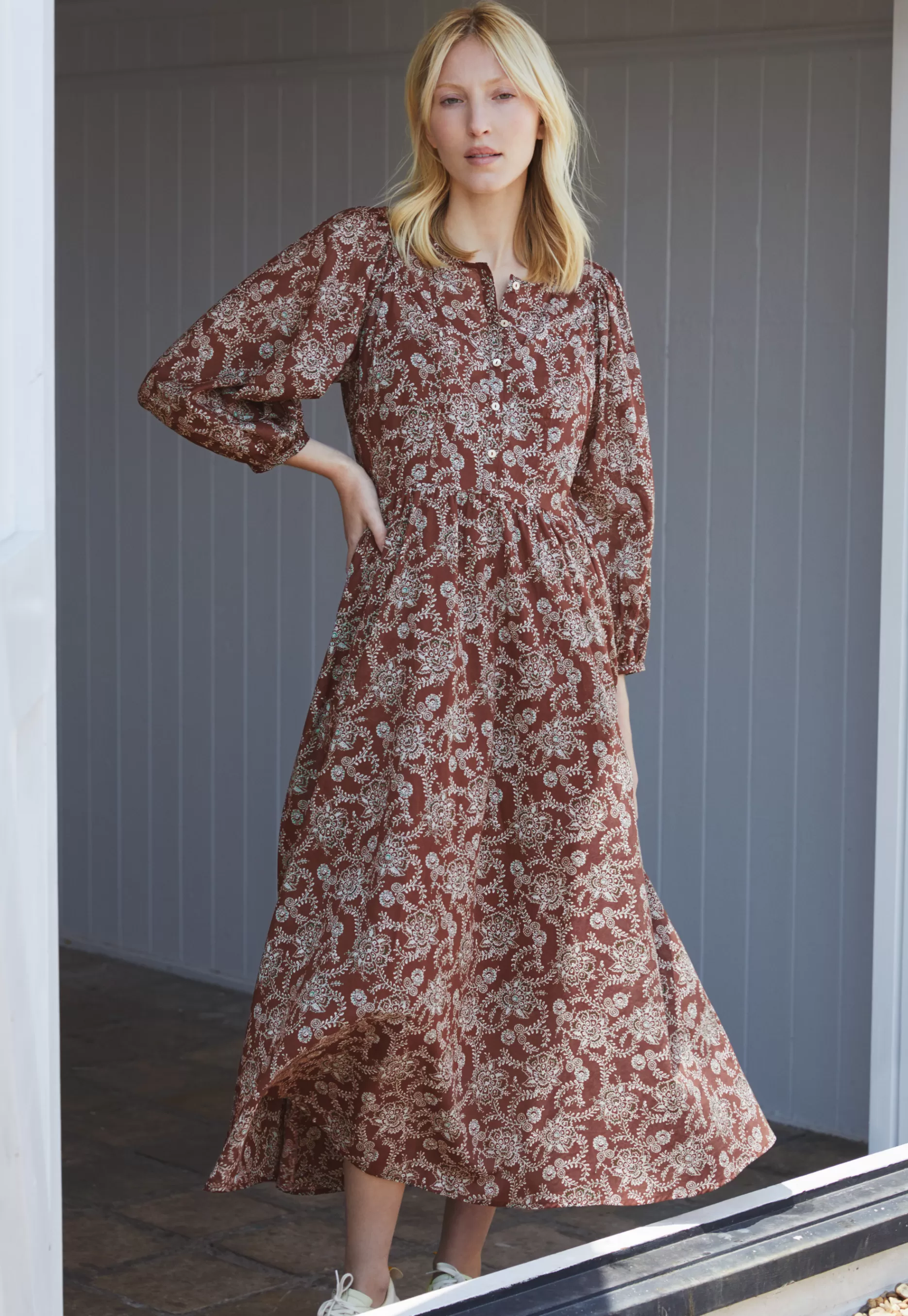 Wrap London Printed Maxi-Dress*Women Dresses & Skirts