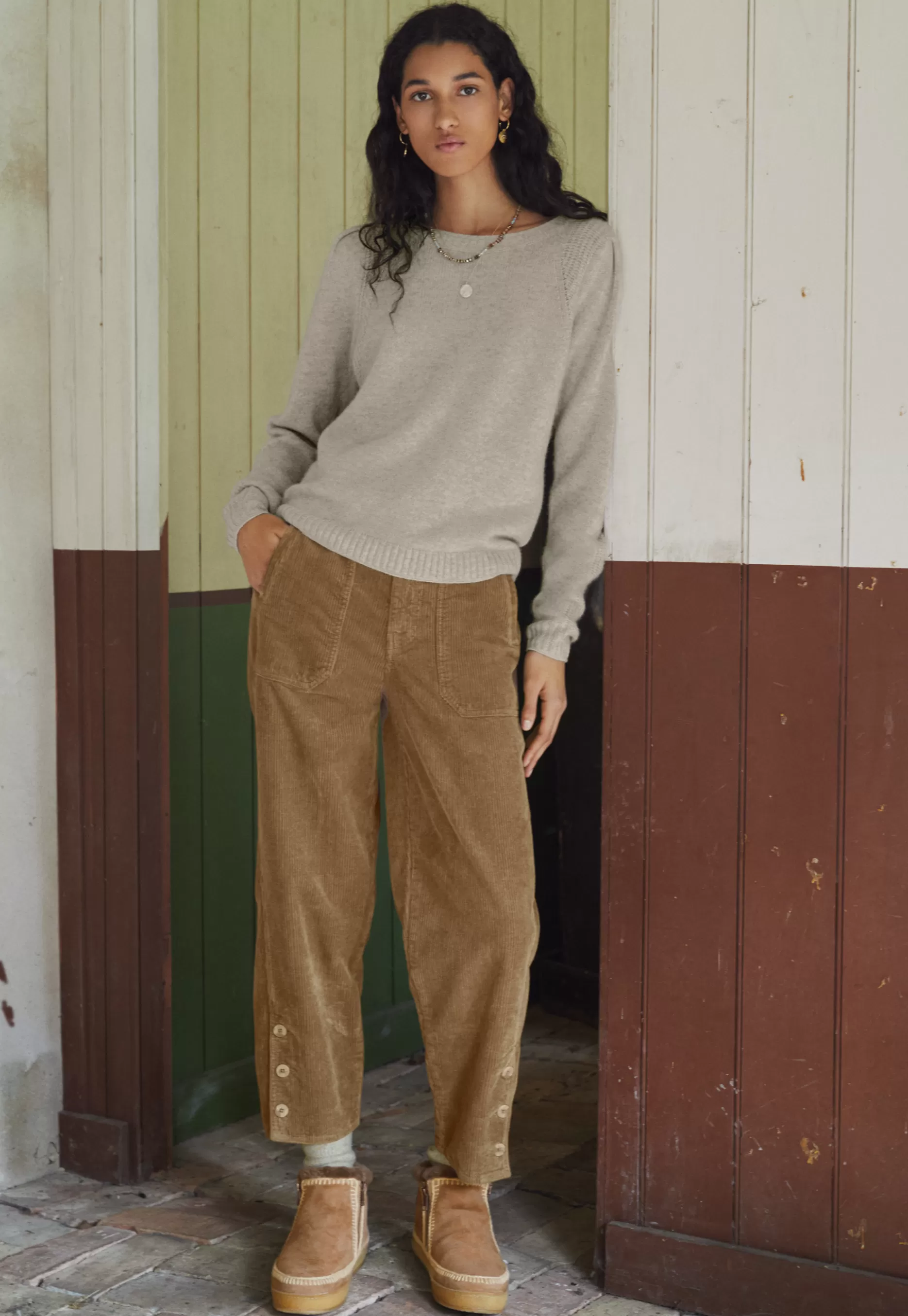 Wrap London Relaxed Carrot Cords*Women Jeans & Trousers