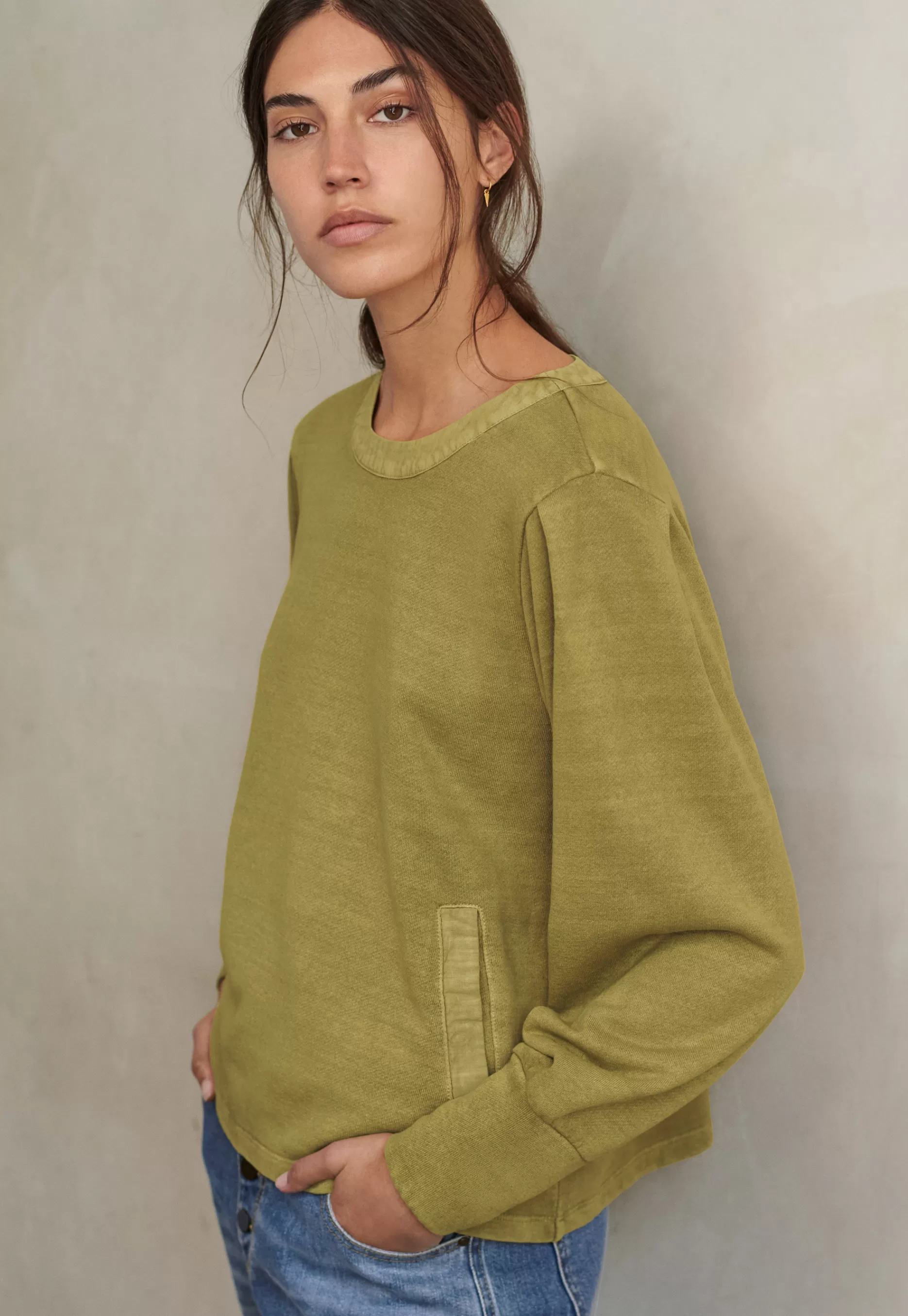 Wrap London Round-Neck Sweatshirt*Women Jersey Tops