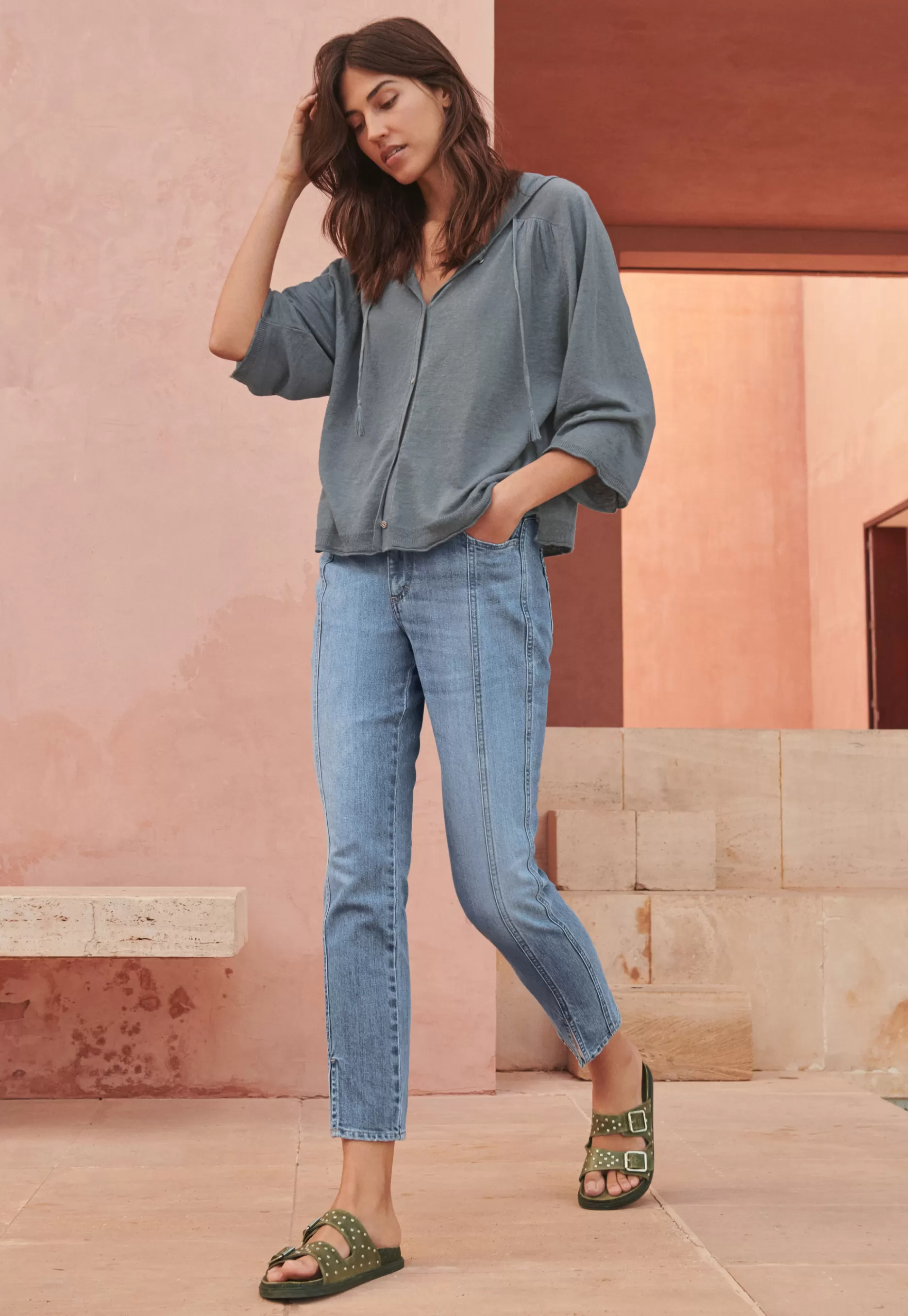 Wrap London Straight Cropped Jeans*Women Jeans & Trousers