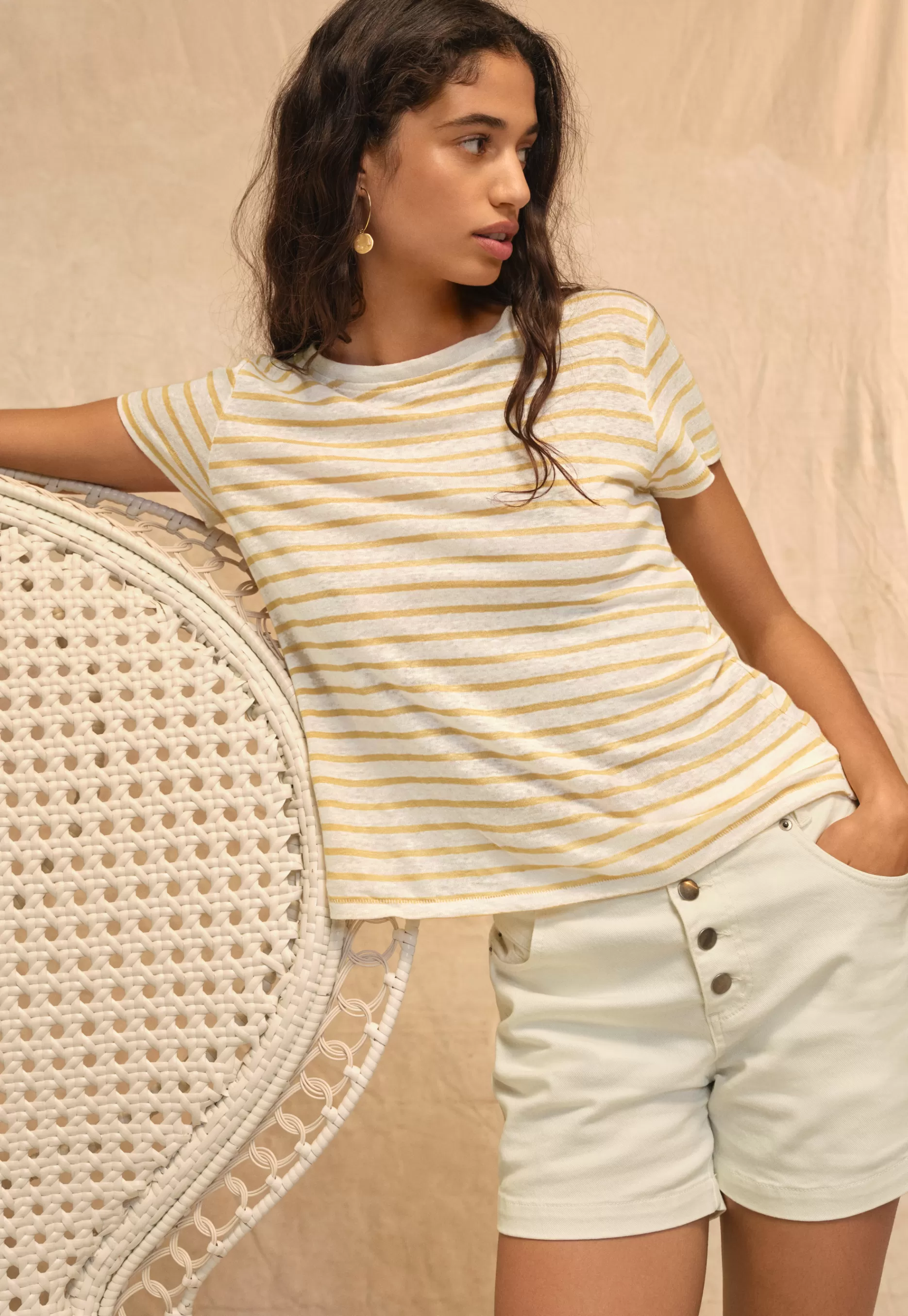 Wrap London Striped T-Shirt*Women Jersey Tops