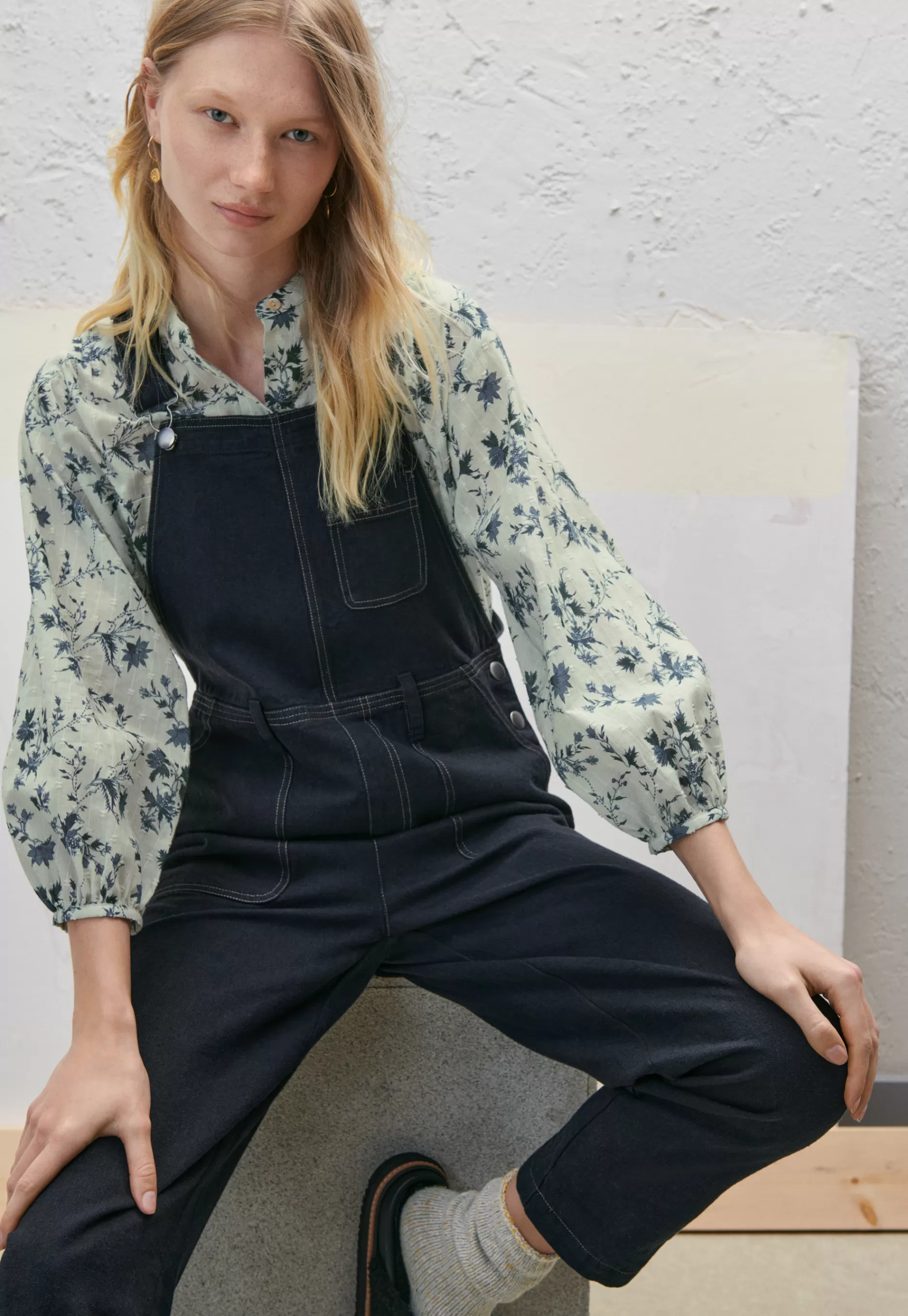 Wrap London Tapered Dungarees*Women Jeans & Trousers