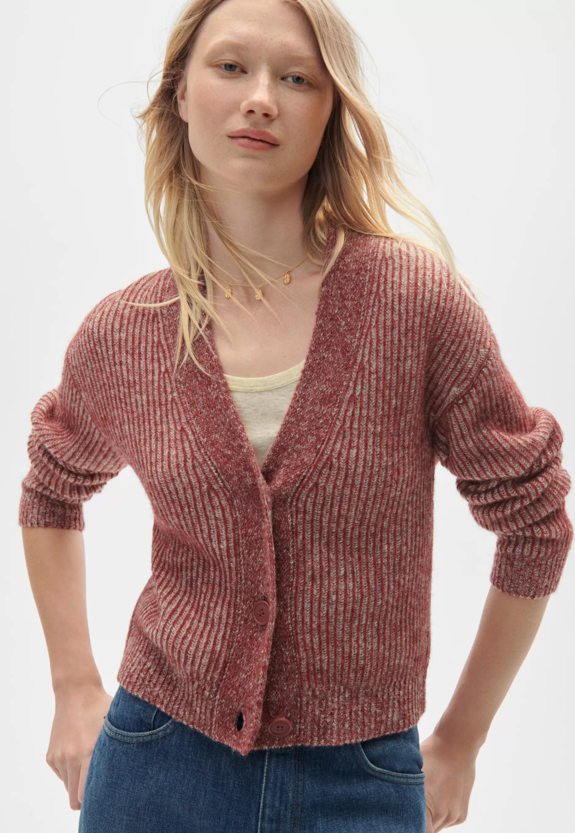 Wrap London V-Neck Cardigan*Women Knitwear