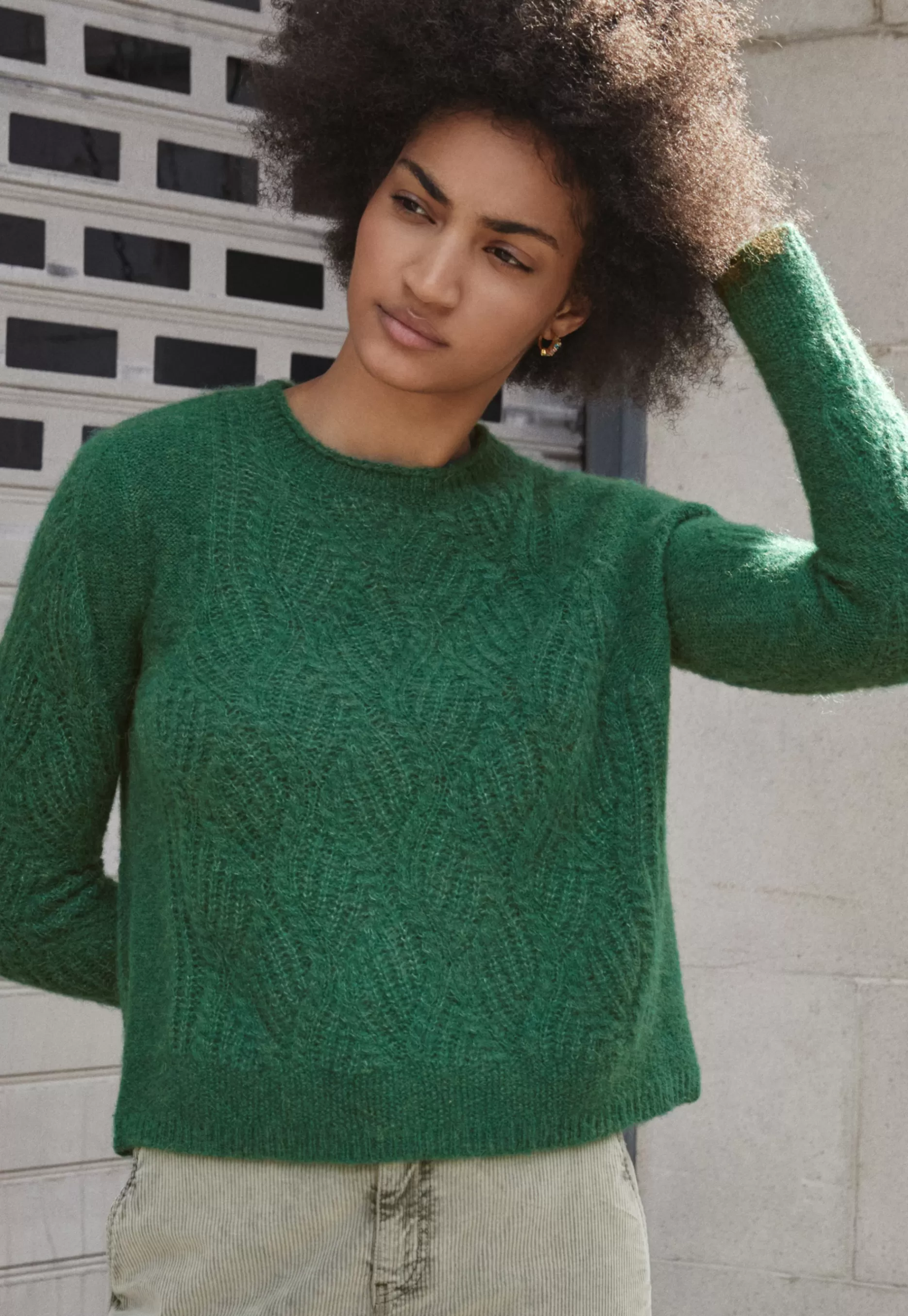 Wrap London Wave-Stitch Sweater*Women Knitwear