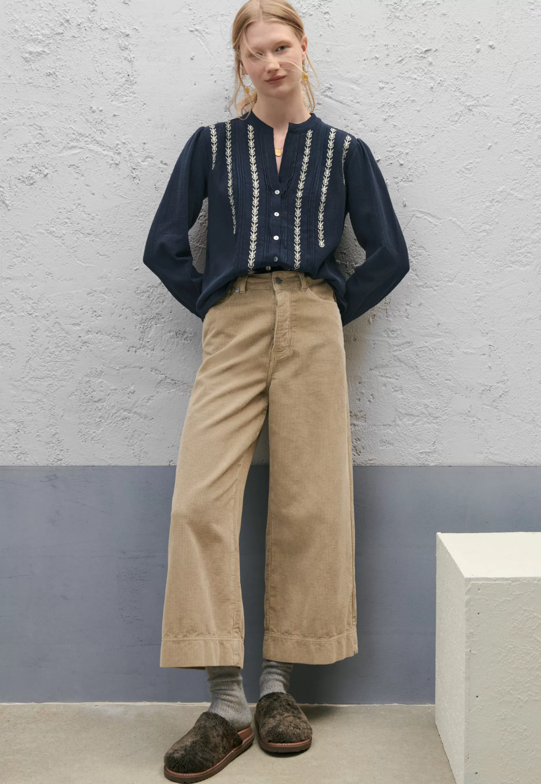 Wrap London Wide-Leg Cord Trousers*Women Jeans & Trousers