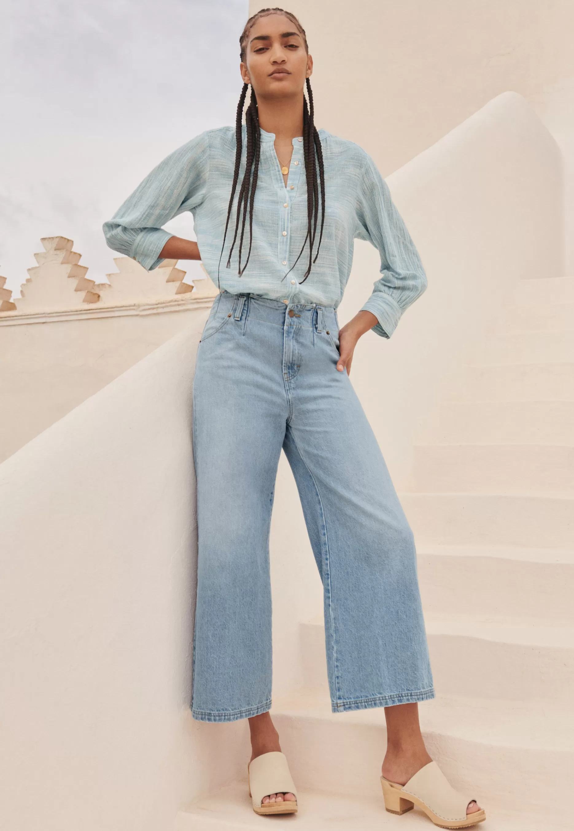 Wrap London Wide-Leg Cropped Jeans*Women Jeans & Trousers